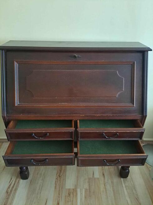 Stylowy sekretarzyk z blatem/biurko