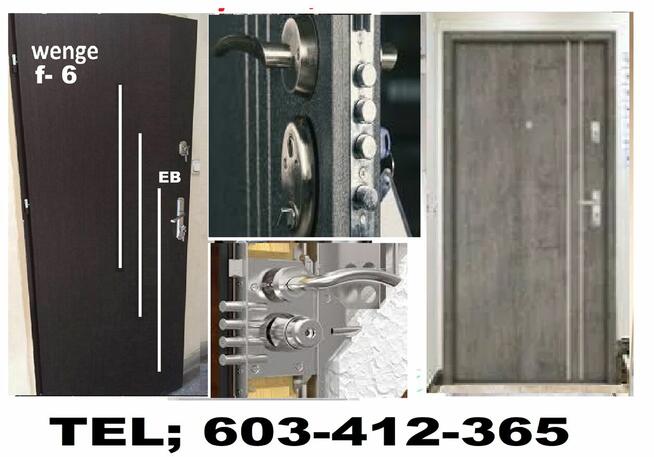 Drzwi zewnętrzne wejściowe z montażem antywłamaniowe