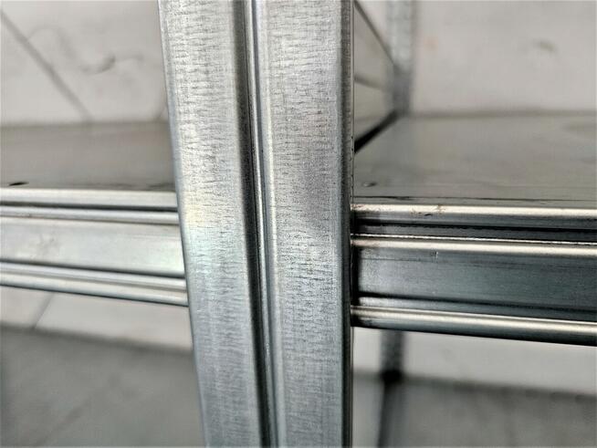 Regał Metalowy 62x220x400cm/21 Magazynowy Ocynk Garaż Piwnic