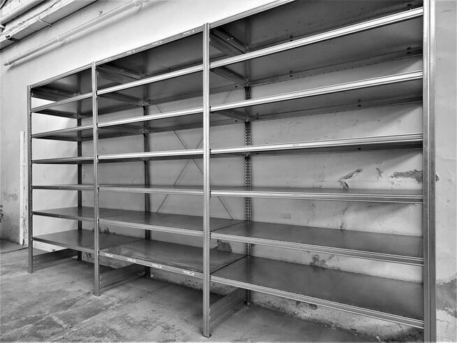 Regał Metalowy 62x220x400cm/21 Magazynowy Ocynk Garaż Piwnic