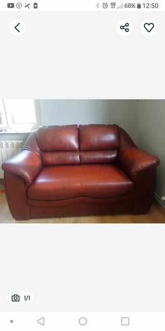 Sofa kanapa skóra naturalna