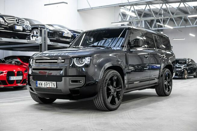 Land Rover Defender 130 5.0 V8 500 KM. 8-osobowy! Gwarancja 11.2028. Pełne wyposażenie.