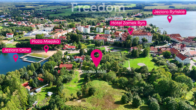 Działka budowlana nad jeziorem Ołów – Ryn