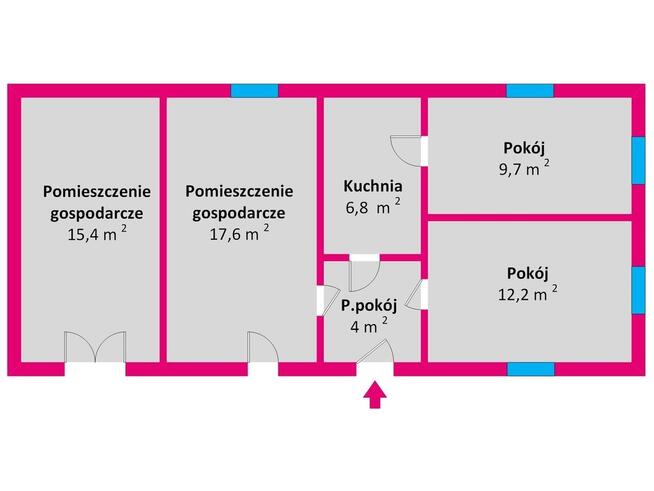 Działka 50ar z domem i MPZP – gmina Dukla