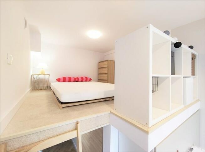 Legionów 80, Studio z mini ogródkiem i antresolą