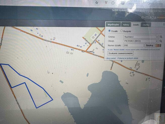 Działka budowlana Piersko gm. Kaźmierz, Jarzębinowa