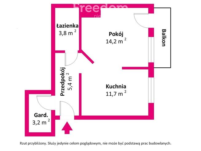 Kawalerka Redykajny – cisza i zieleń