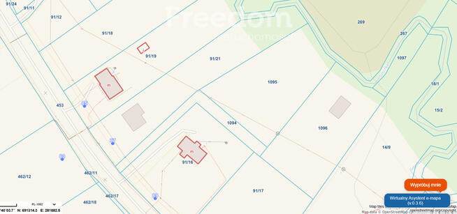 uroczy dom parterowy w otoczeniu przyrody