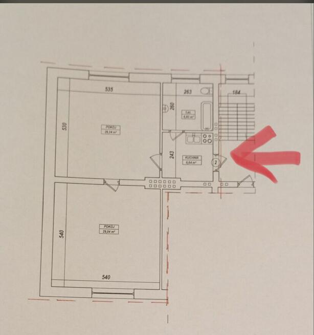 Dwupokojowe mieszkanie.I piętro. Bezczynszowe!Możliwe raty!