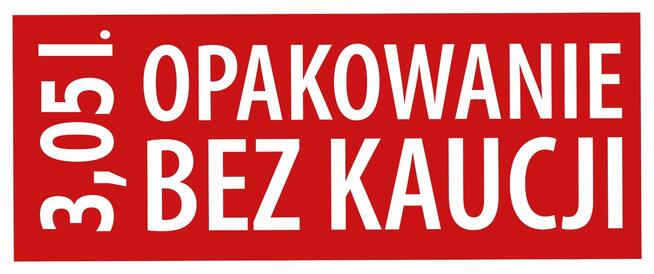 Woda mineralna LIFE medium - 3,05 l BEZ KAUCJI na palecie