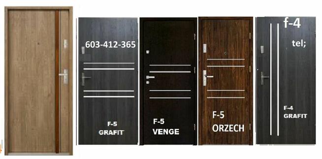 Drzwi zewnętrzne wejściowe z montażem antywłamaniowe