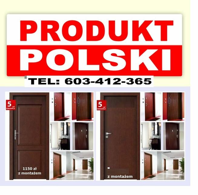 Drzwi zewnętrzne wejściowe z montażem antywłamaniowe