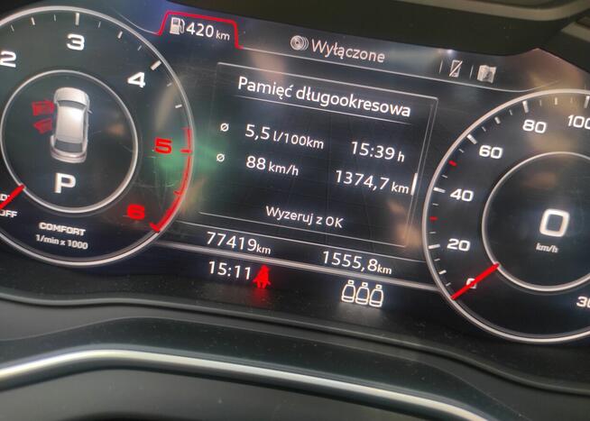 Audi Q5 2.0TDI / panorama / dynamiczne kierunki / 82 000 km