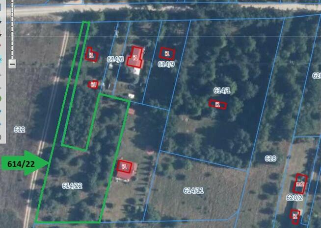 Działka rekreacyjna 2172 m² Wytyczno