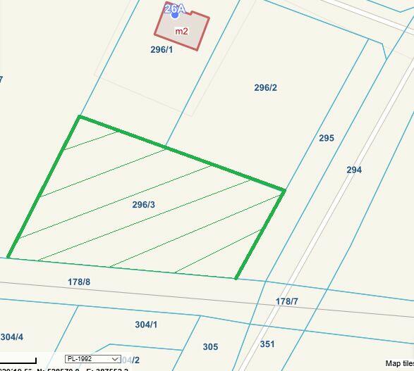 DZIAŁKA - WZ na budynek handlowo-usługowy 300 m2 gm.Kiszkowo
