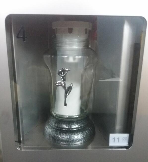 Zniczomat TD7 do zniczy i wkładów z płat. gotówk. i bezgot.