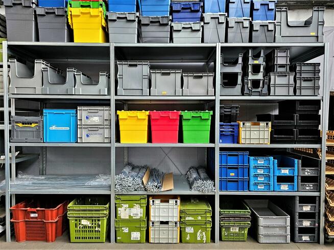 Pojemnik Kosz Kuweta Skrzynka Metalowy Aluminiowy Magazynowy