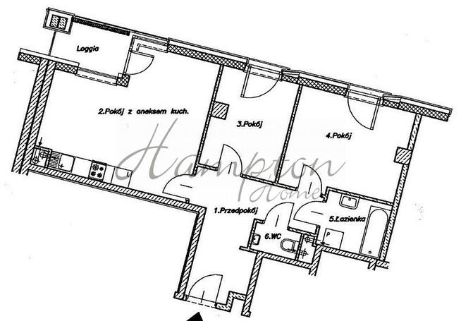 Mieszkanie Warszawa gm. Śródmieście Śródmieście, Ludna