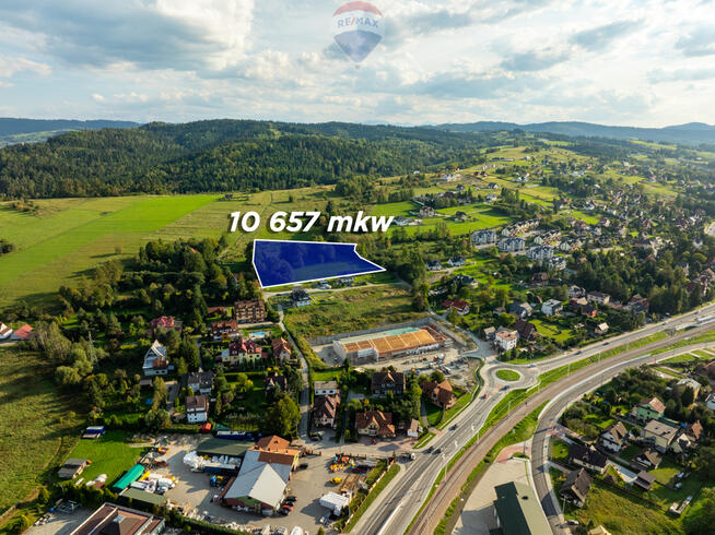Duża działka budowlana w uzdrowisku Rabka