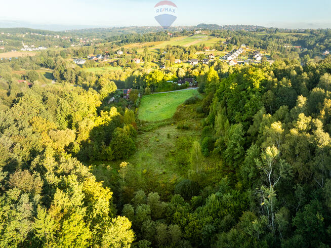Działka 1,4 ha - Włosań gmina Mogilany