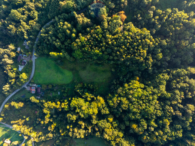 Działka 1,4 ha - Włosań gmina Mogilany