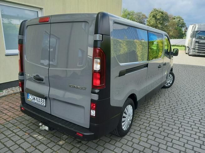 Renault Trafic 1.6D 121KM Długi 6Osób Brygadówka Salon PL 64Tys Km F.Vat 23% Jak Nowy