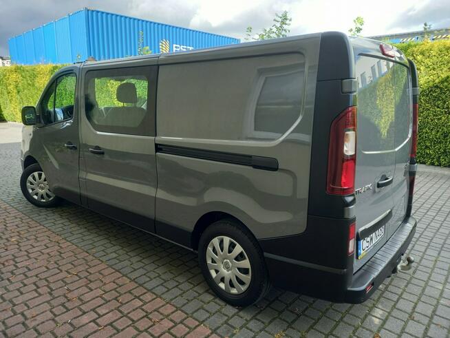 Renault Trafic 1.6D 121KM Długi 6Osób Brygadówka Salon PL 64Tys Km F.Vat 23% Jak Nowy