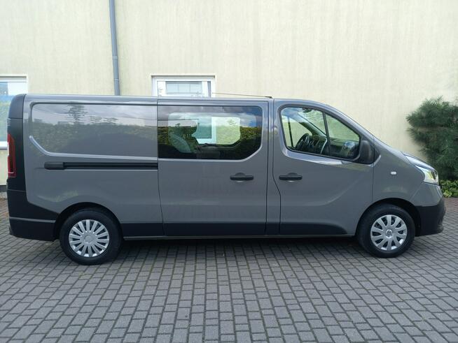 Renault Trafic 1.6D 121KM Długi 6Osób Brygadówka Salon PL 64Tys Km F.Vat 23% Jak Nowy