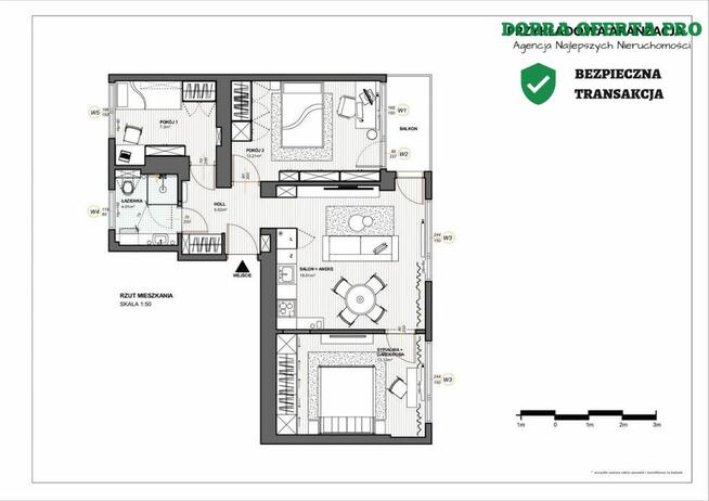 Mieszkanie z dużym potencjałem aranżacyjnym