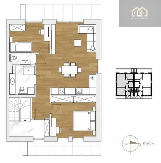 Mieszkanie Libertów gm. Mogilany