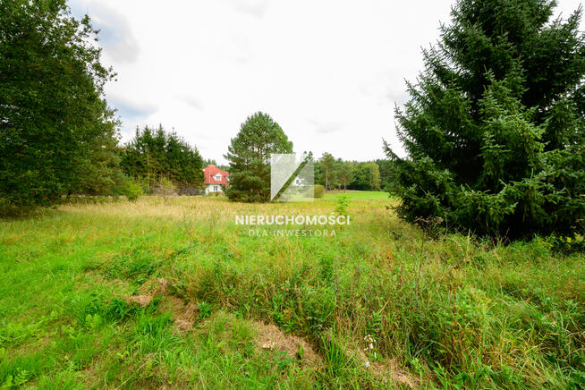 Santoczno,, działka budowlana 1489 mkw przy lesie