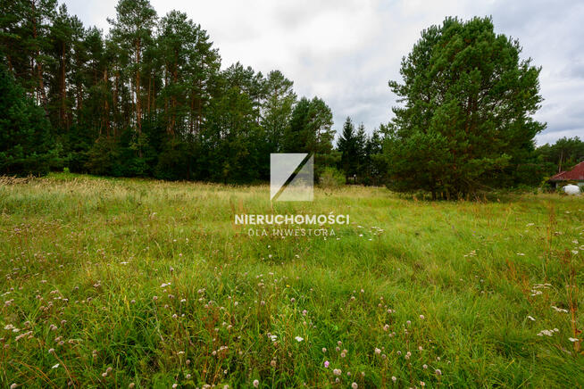 Santoczno,, działka budowlana 1489 mkw przy lesie