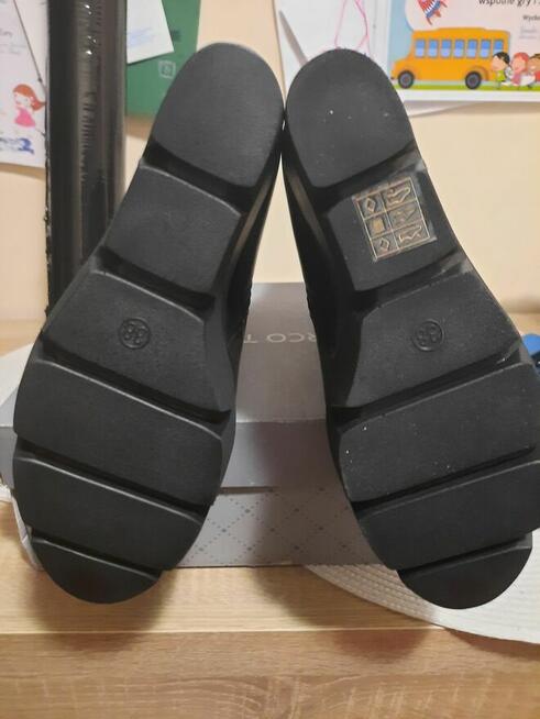 Botki koturny z misiem