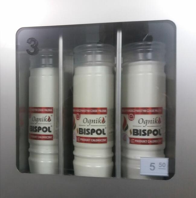 Zniczomat TD7 do zniczy i wkładów z płat. gotówk. i bezgot.