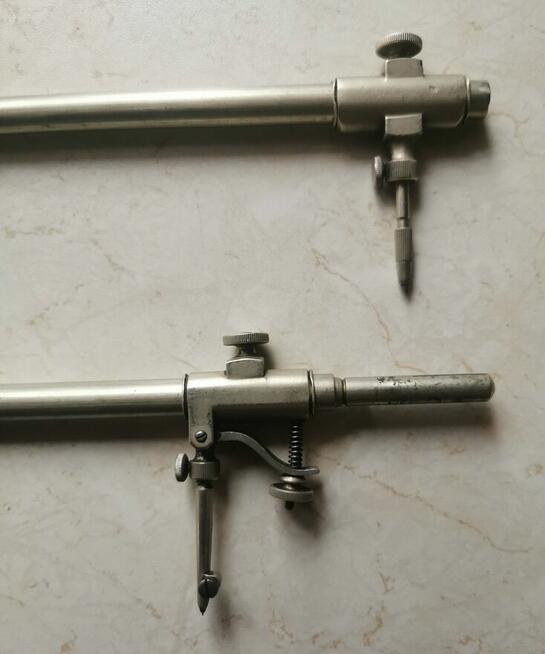 Cyrkiel drążkowy Richtera do rysowania okręgów do 1240 mm