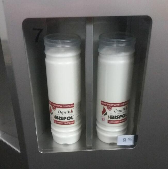 Zniczomat TD7 do zniczy i wkładów z płat. gotówk. i bezgot.