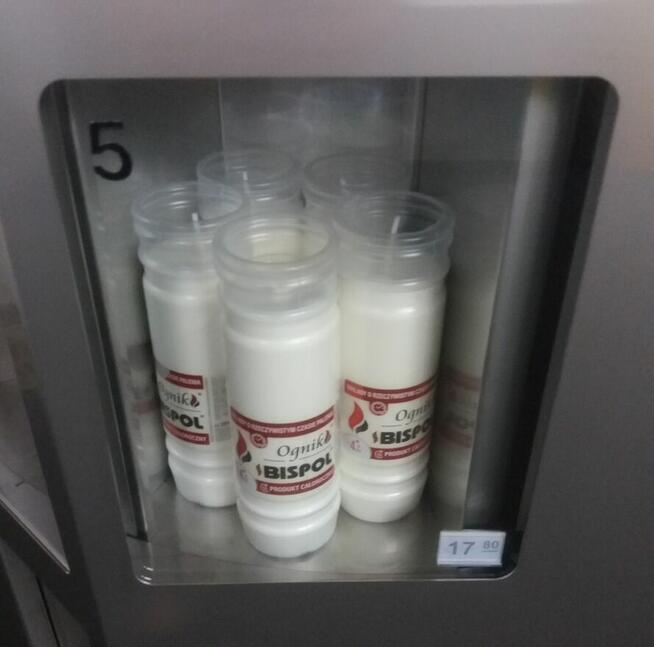 Zniczomat TD7 do zniczy i wkładów z płat. gotówk. i bezgot.