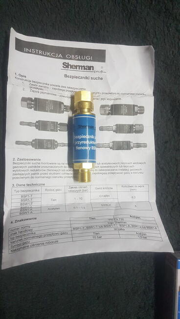 Bezpiecznik Sherman tlen (2szt.)