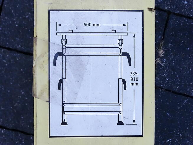 Stół roboczy zaciskowy z regulacją wysokości