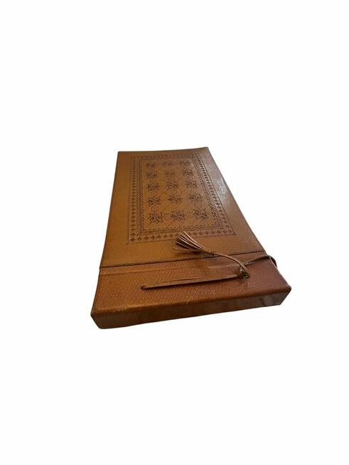 Skórzany zdobiony góralski album na stare fotografie