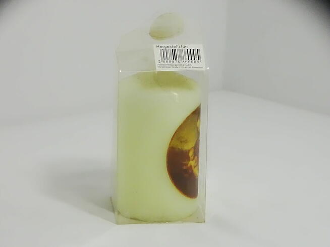 Świeca walcowa z nadrukiem Madonny z Dzieciątkiem