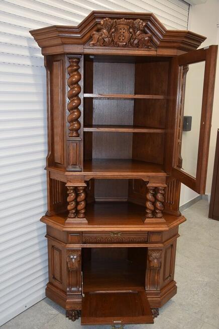 witryna narożna - meble gdańskie - jak nowa