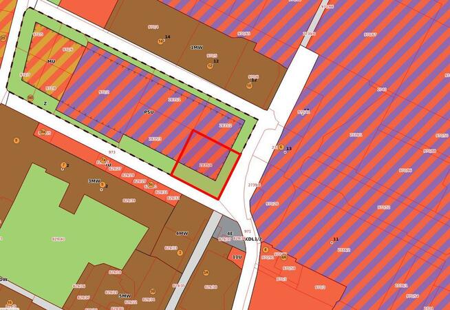 Działka usługowa Dąbrowa Górnicza Ząbkowice