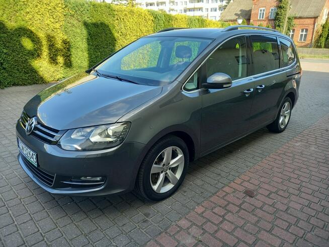 Volkswagen Sharan 2.0Tdi CR DSG Bi-Xenon Ledy Navi Alcantara 7-Foteli Zadbany Bez Wkładu