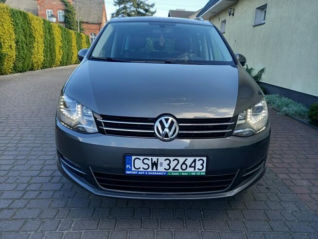 Volkswagen Sharan 2.0Tdi CR DSG Bi-Xenon Ledy Navi Alcantara 7-Foteli Zadbany Bez Wkładu