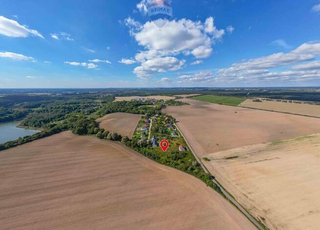 Działka budowlana koło Poznania, jezioro i las