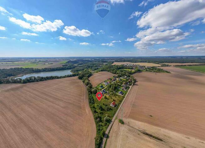 Działka budowlana koło Poznania, jezioro i las