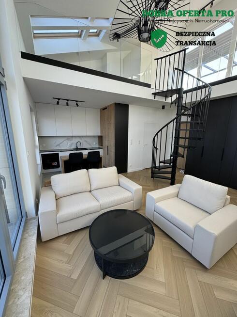 2-poziomowe mieszkanie typu loft , dwa tarasy