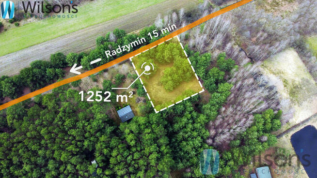 Działka rekreacyjna Ludwinów gm. Dąbrówka,