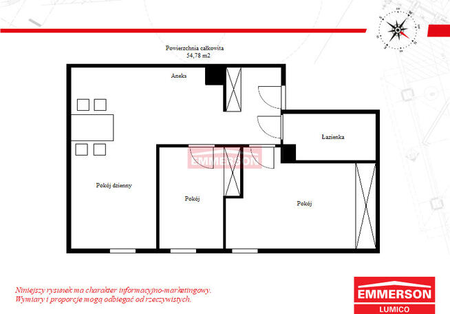 Kazimierz, Plac nowy, 3-pokoje